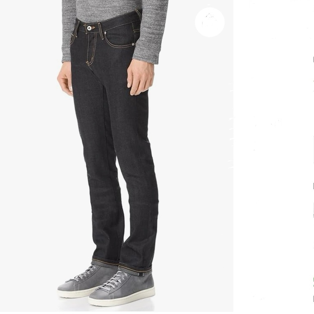 Naked & Famous Men’s SkinnyGuy Jeans. Indigo Selvedge. Size 31